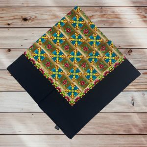 Batic casmir margina neagra fond crem degrade