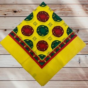 Batic casmir fond galben