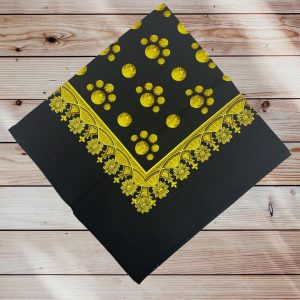 Batic casmir fond maro inchis