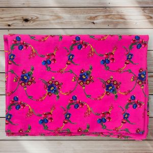 Material sumna poliester fond roz