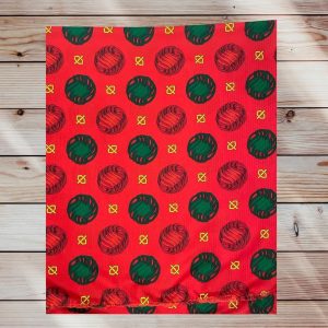 Material sumnă poliester fond rosu