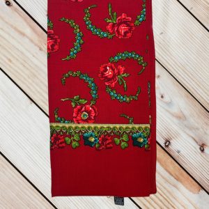 Batic casmir fond rosu 0152025