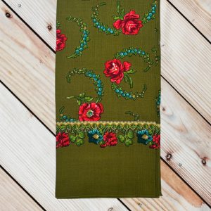 Batic casmir fond verde 0142025