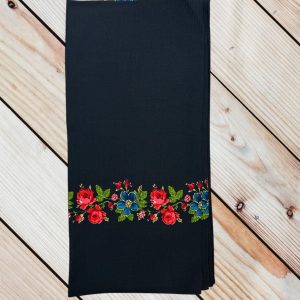 Batic casmir fond negru 0222025